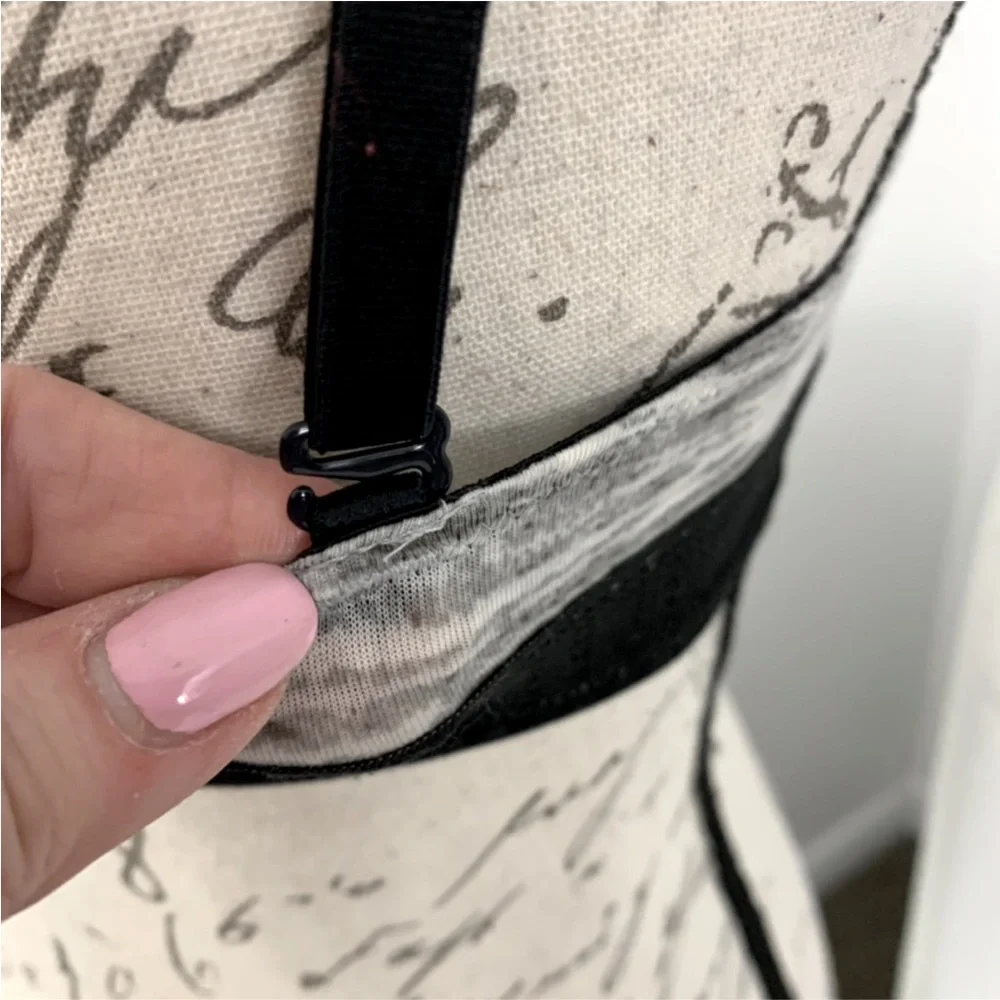 Victoria’s Secret PINK Grey Black Space Dye Wear Everywhere Pushup Bra 32D